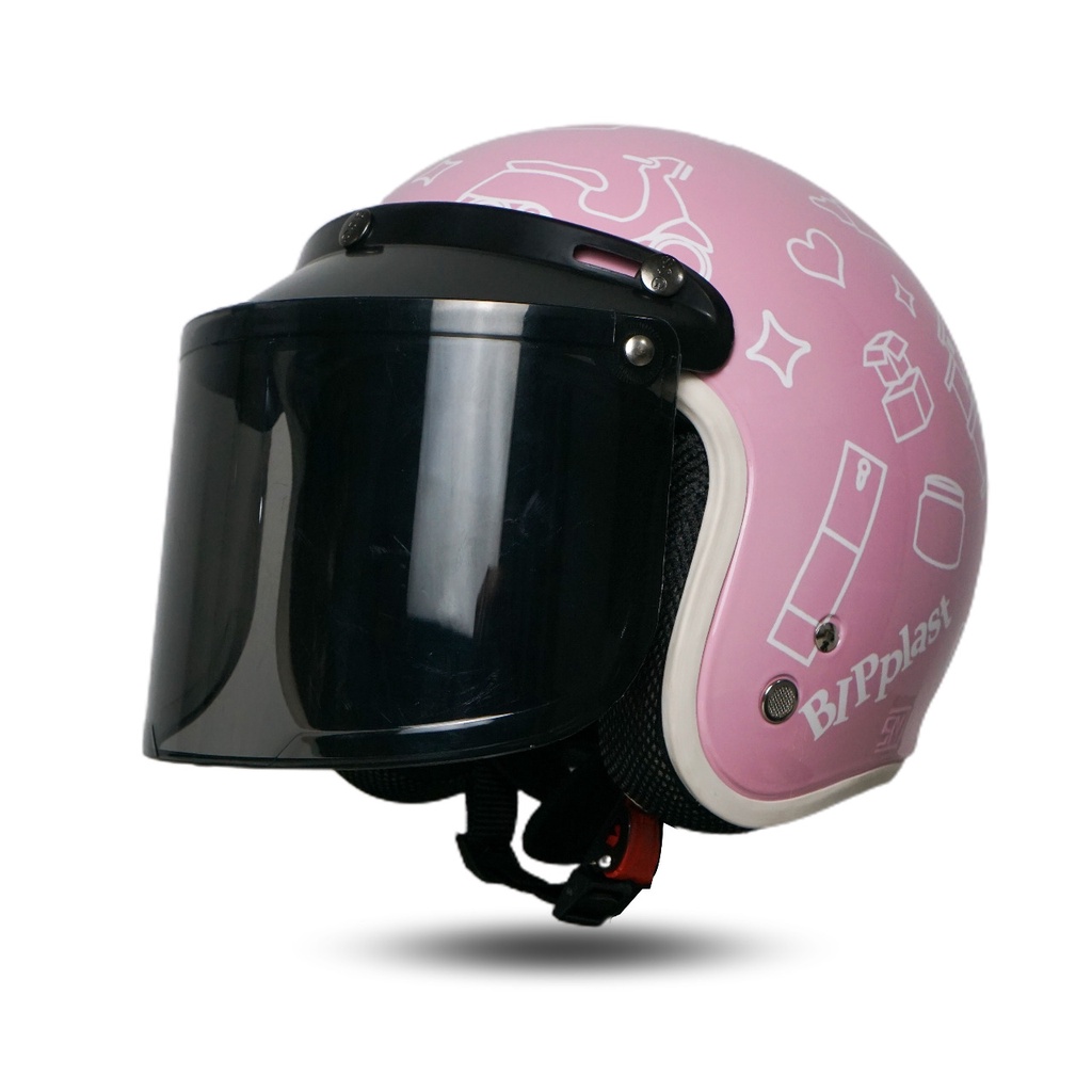 BIP PLAST Helm Bogo Dewasa Motif GIRLSTUFF