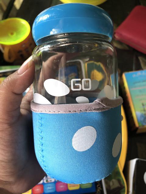 Botol Minum Kaca / Botol Jamur / Botol Tumblr / My Bottle Mushroom