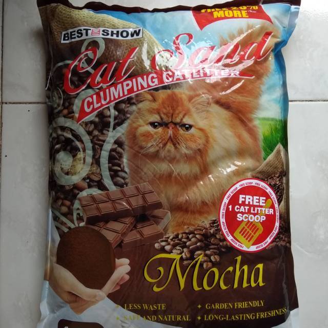 Pasir Kucing Cat Sand Maxi Best In Show 12 Liter KHUSUS GOSEND ATAU GRAB