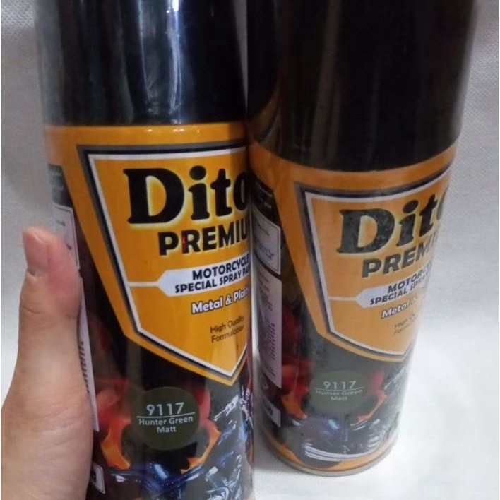 DITON Premium Pilok Pilox Warna Doff / Dop / Matte / Tidak Mengkilap ( Merah Doff Hitam Doff Coklat Doff Hijau Doff Biru Doff Clear Doff Hunter Green Stylist Red dll ) 400cc/400ml