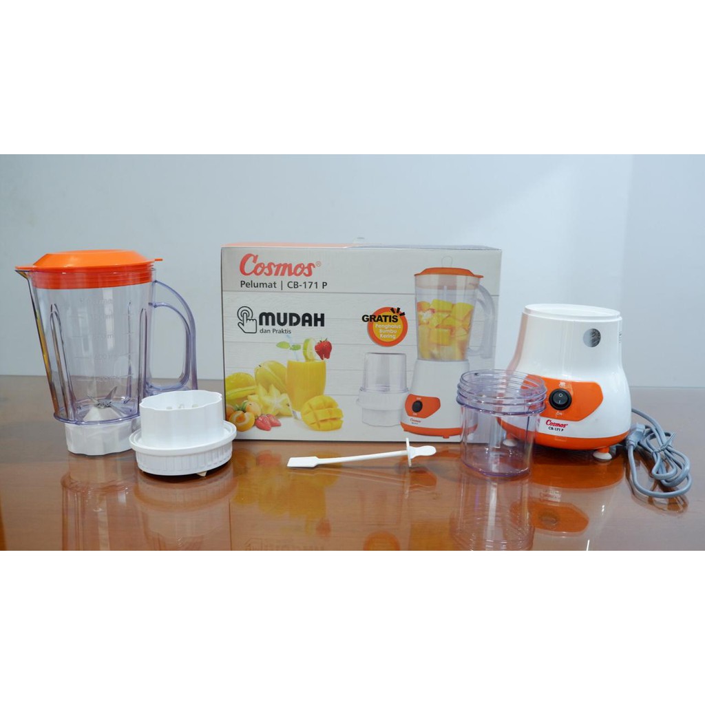 Blender Cosmos CB171P. Blender Plastik 1 Liter Baru Bergaransi