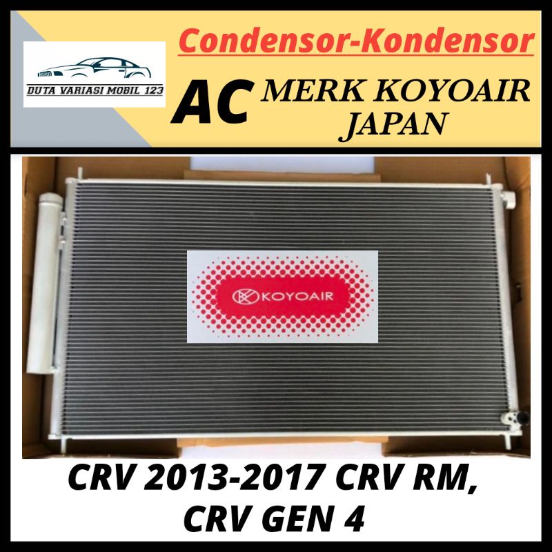 Condensor Kondensor AC CRV 2013-2017, CRV RM, CRV GEN 4 - KOYOAIR
