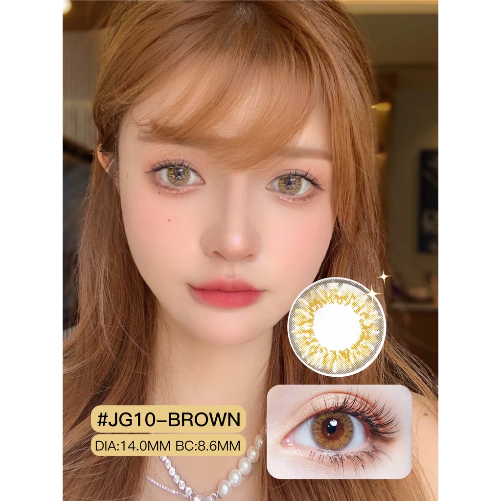 （COD）1 pasang lensa kontak warna diameter 14.2 MM softlens soflens soflen mata soplen murah