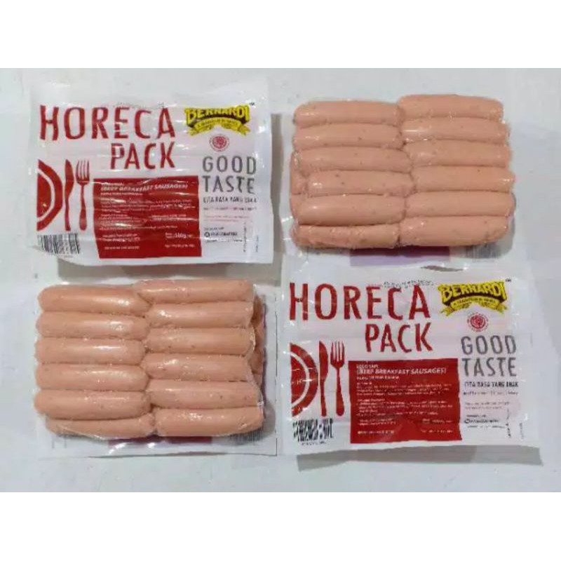 

Sosis Horeca Restoran Sarapan 500gr Sausage Hotel Sarapan Sausages