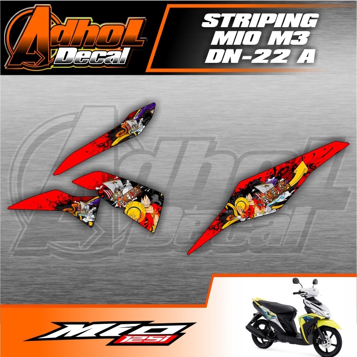 Stiker Striping Yamaha MIO 125/MIO M3/MIo Z | Decal Striping Standar Mio M3/Z | decal Stiker setripi