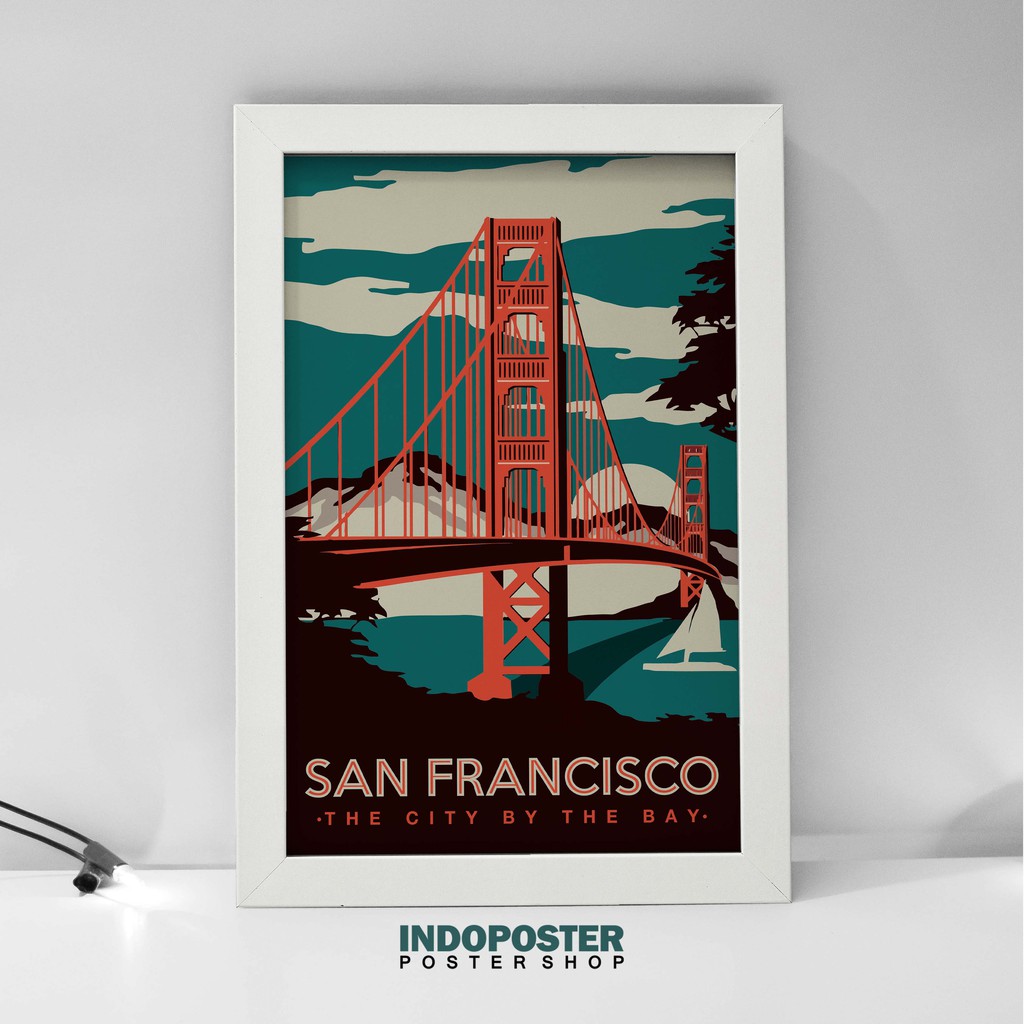 Poster Vintage Retro San Fransisco