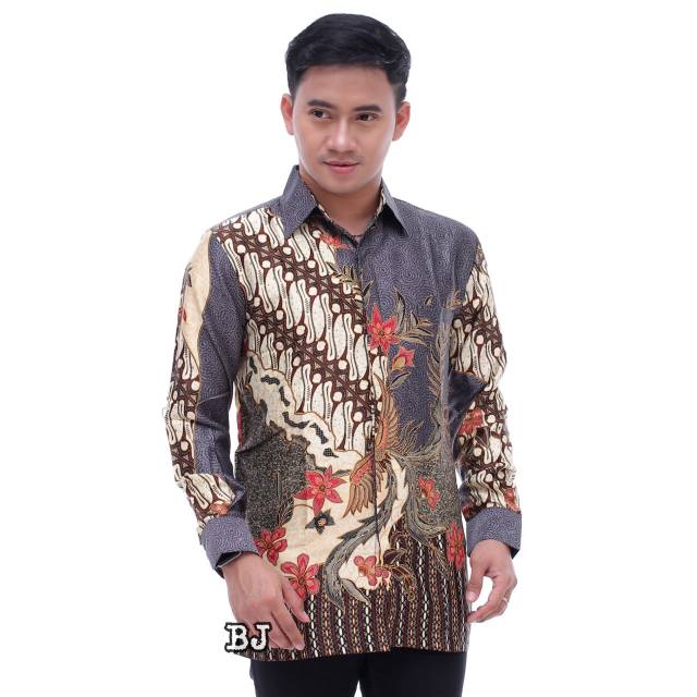 KEMEJA BATIK SEMI SUTERA SILKY PREMIUM