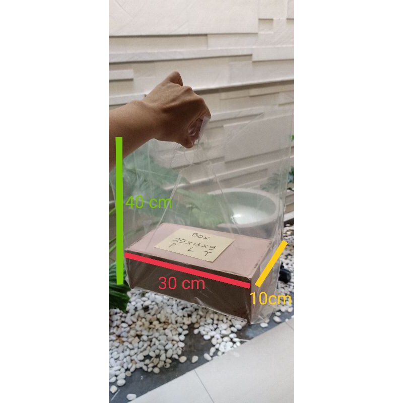 SR PLASTIK Kresek plong PE bening uk 30*10