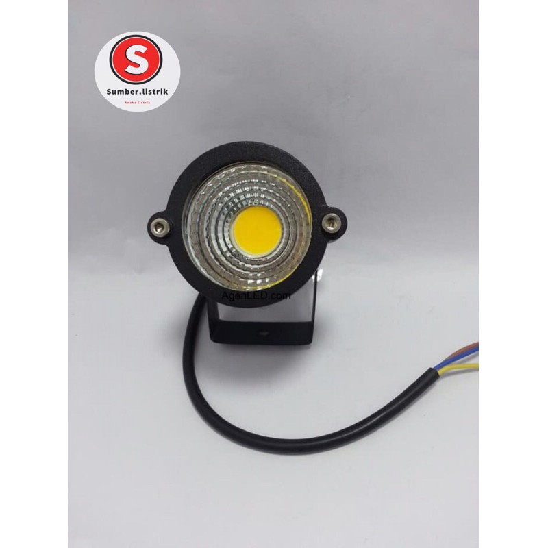 lampu taman led COB 5w putih /warm white/  lampu taman led sorot 5w/ tancap aluminum