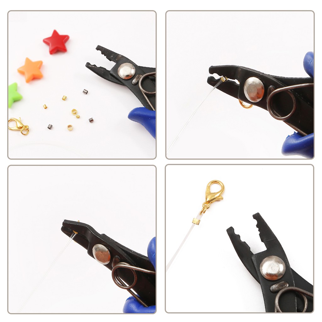 Set Tang Pemotong Benang Bahan Stainless Steel Untuk Membuat Perhiasan Handmade Diy