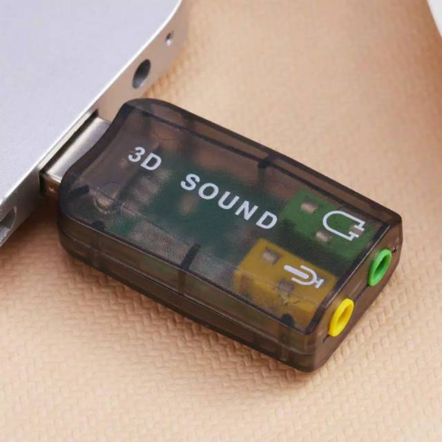 USB Soundcard 3D Sound 5.1 CH Audio Adapter Plug&amp;Play