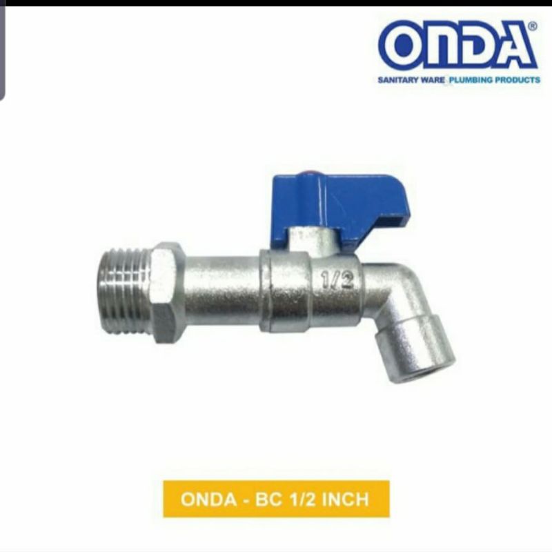 Kran Tembok Onda 1/2" Babet - Kran Onda 1/2" - Kran Cebol Onda - Kran Air Onda 1/2"