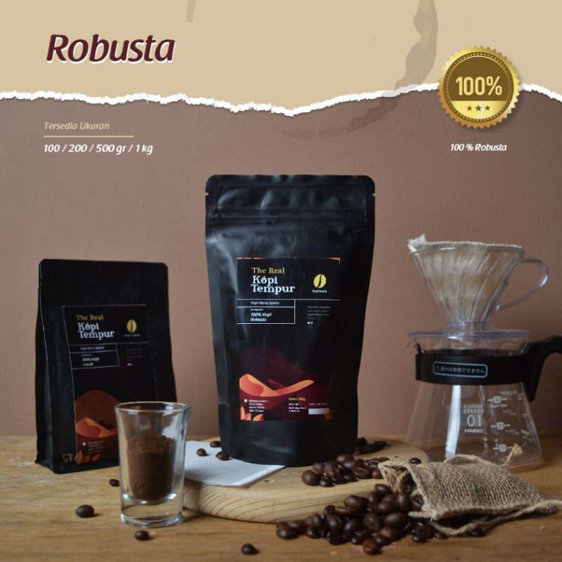 

KOPI TEMPUR ROBUSTA JAVA MURIA JEPARA 100 GRAM BUBUK