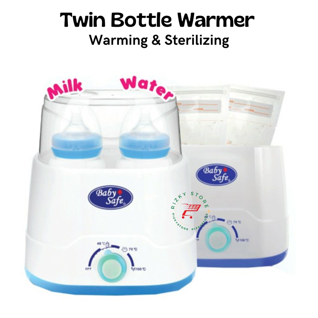 Baby Safe Twin Bottle Warmer LB216