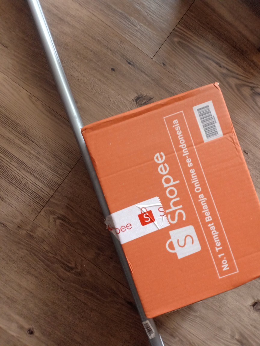 Hawaii Pel Lantai + Gagang / Oval Cotton Mop + Metal Handle