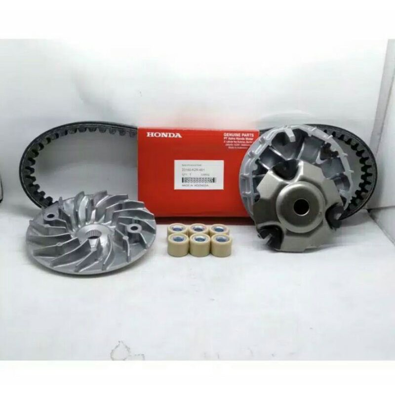 VANBELT+RUMAH ROLLER SET+KIPAS RUMAH ROLLER VARIO 125 NON LED