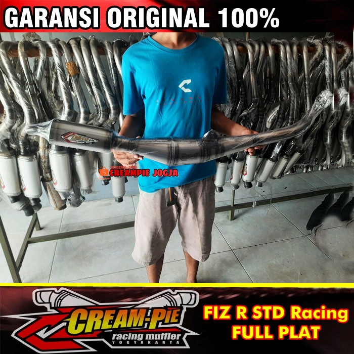 Knalpot Creampie Fiz R Standar Racing Original Asli
