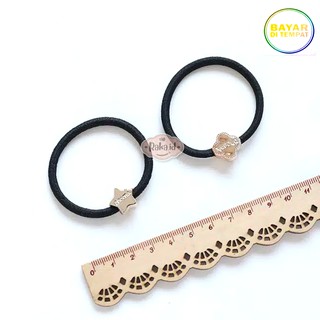 Raka 3 Pcs Ikat  Rambut  Wanita Hitam Aksesoris Rambut  