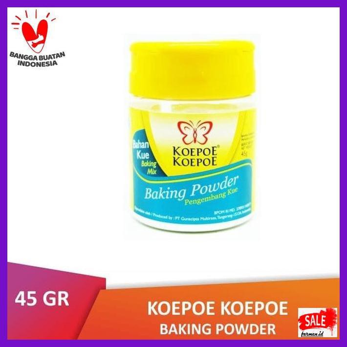 

DERPOWBAKING- BTL KOEPOE KOEPOE BAKING POWDER 45 GR | PENGEMBANG KUE KUPU KUPU -ASLIII.