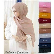 PASMINA FULL PLISKET PREMIUM MURAH/DIAMOND CRAPE