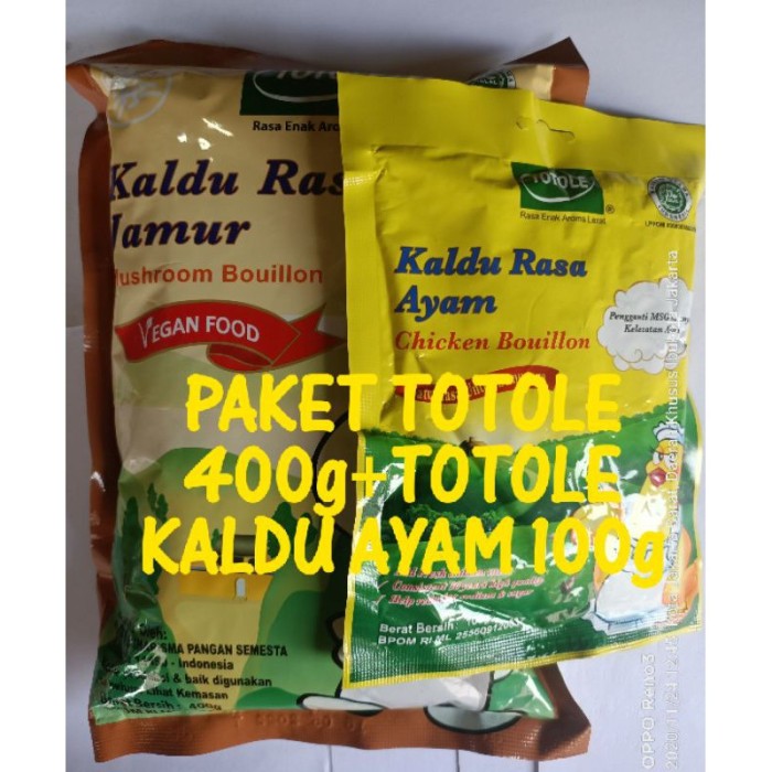 

FLASH SALE - WM28 PAKET TOTOLE 400G KALDU AYAM 100G MD1
