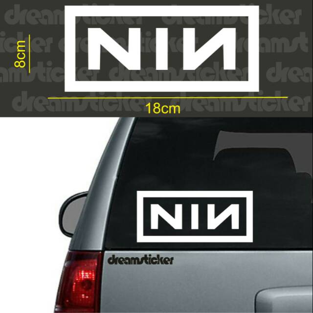 

Sticker Stiker Musik Band Nine Inch Nails