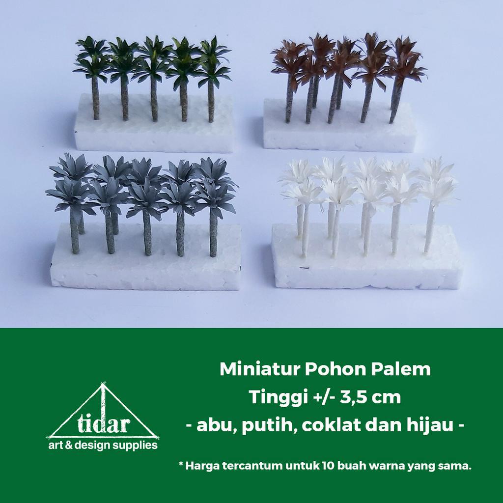 

[MR] MG - Miniatur Pohon Palem Tinggi 3,5 CM - Maket Tanaman Palm