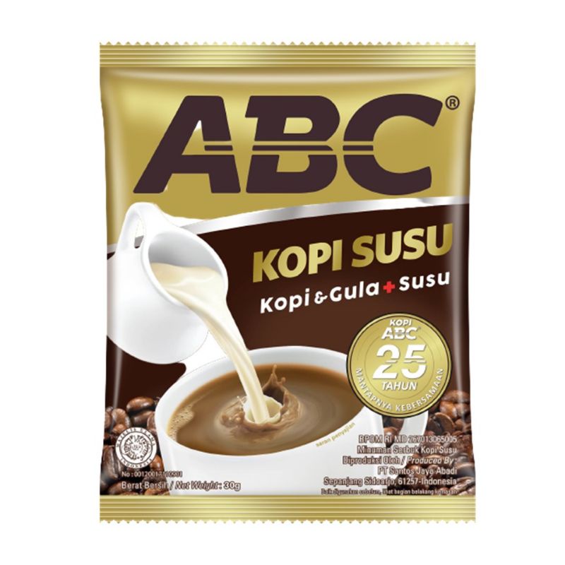 

Kopi Susu ABC 30gr Promo