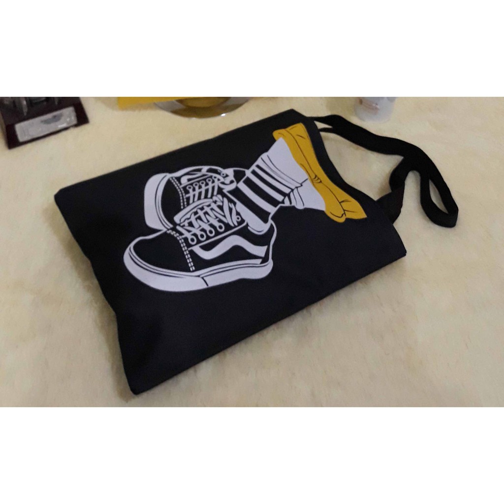 YA 492 - TOTEBAG SERI SHOES / TAS TOTEBAG SEKOLAH / TOTEBAG TERLARIS