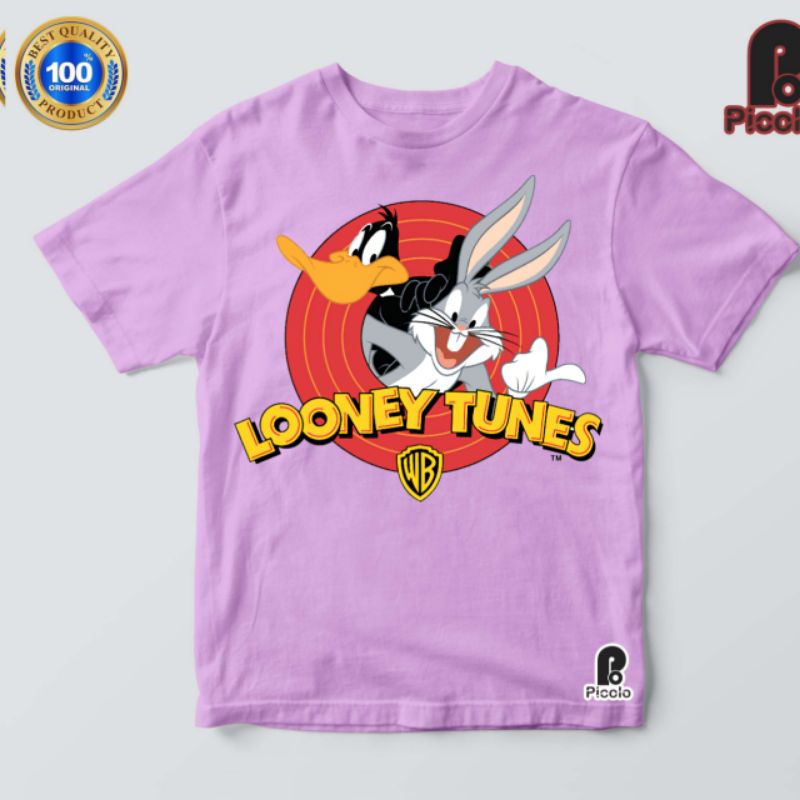 kaos anak looney tunes wb unisex bahan premium