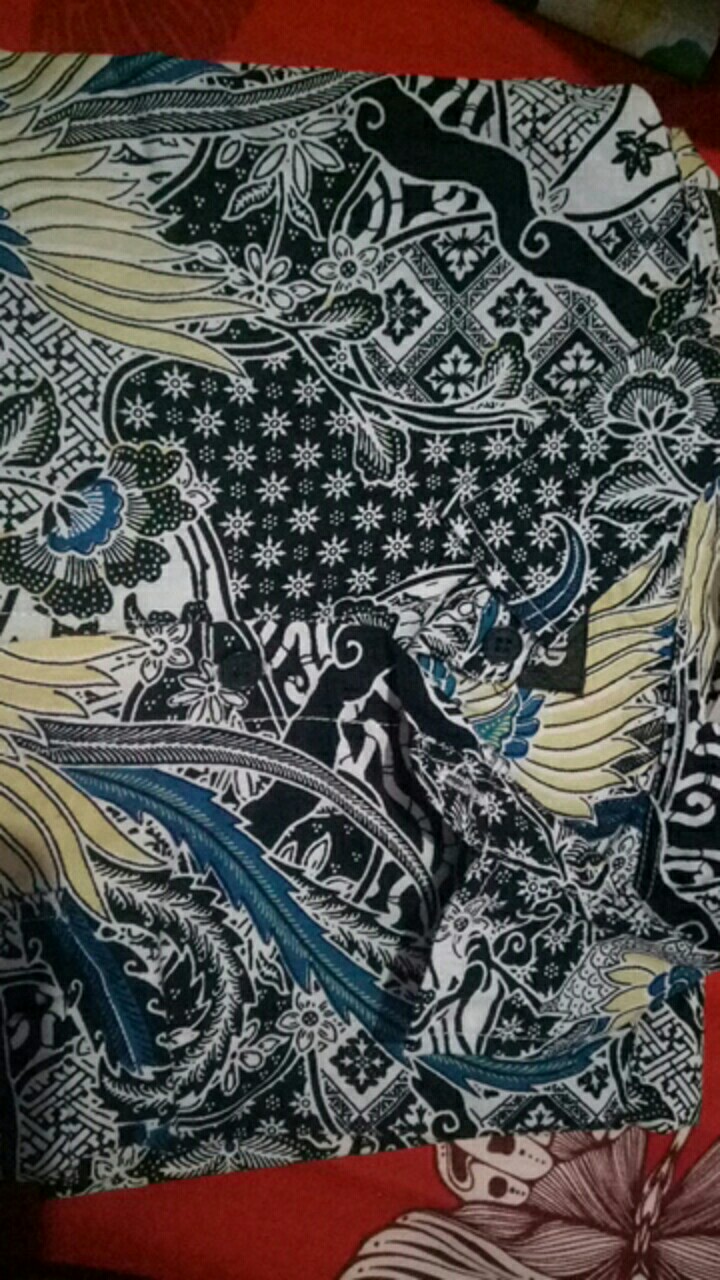 Gof Damor (cressida) Kemeja Batik Lengan Pendek Pria Reguler Baju Batik Cowok