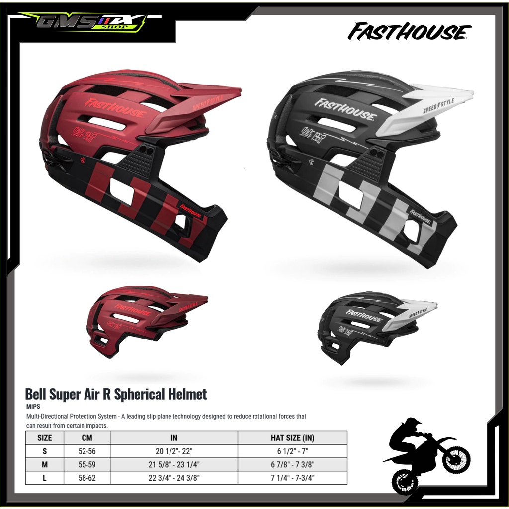 HELM MTB DOWNHILL BELL FASTHOUSE SUPER AIR R, MTB HELMET FASTHOUSE