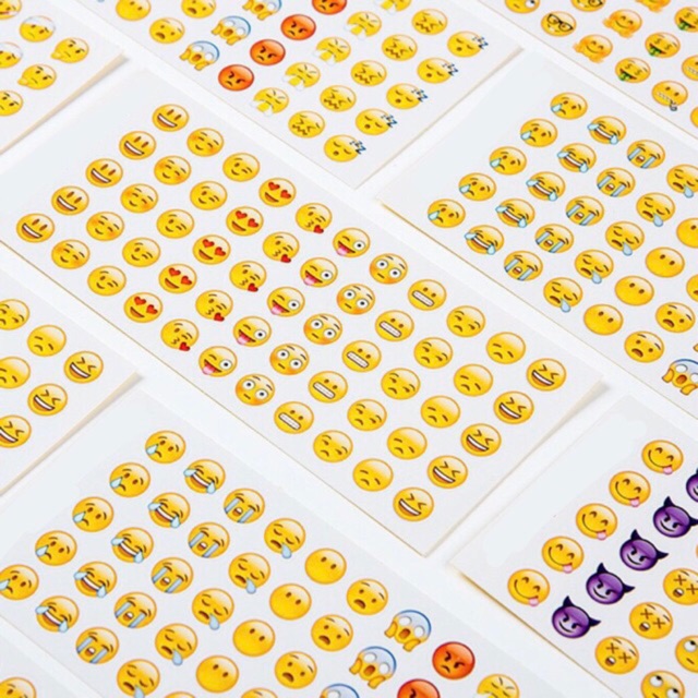 

isi 55 stiker ! Sticker set emoji emoticon dekorasi planner bullet journal buku diary agenda