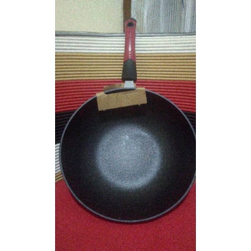 WOK PAN Teflon Penggorengan gagang/panci UK 32 Teflon Penggoreng