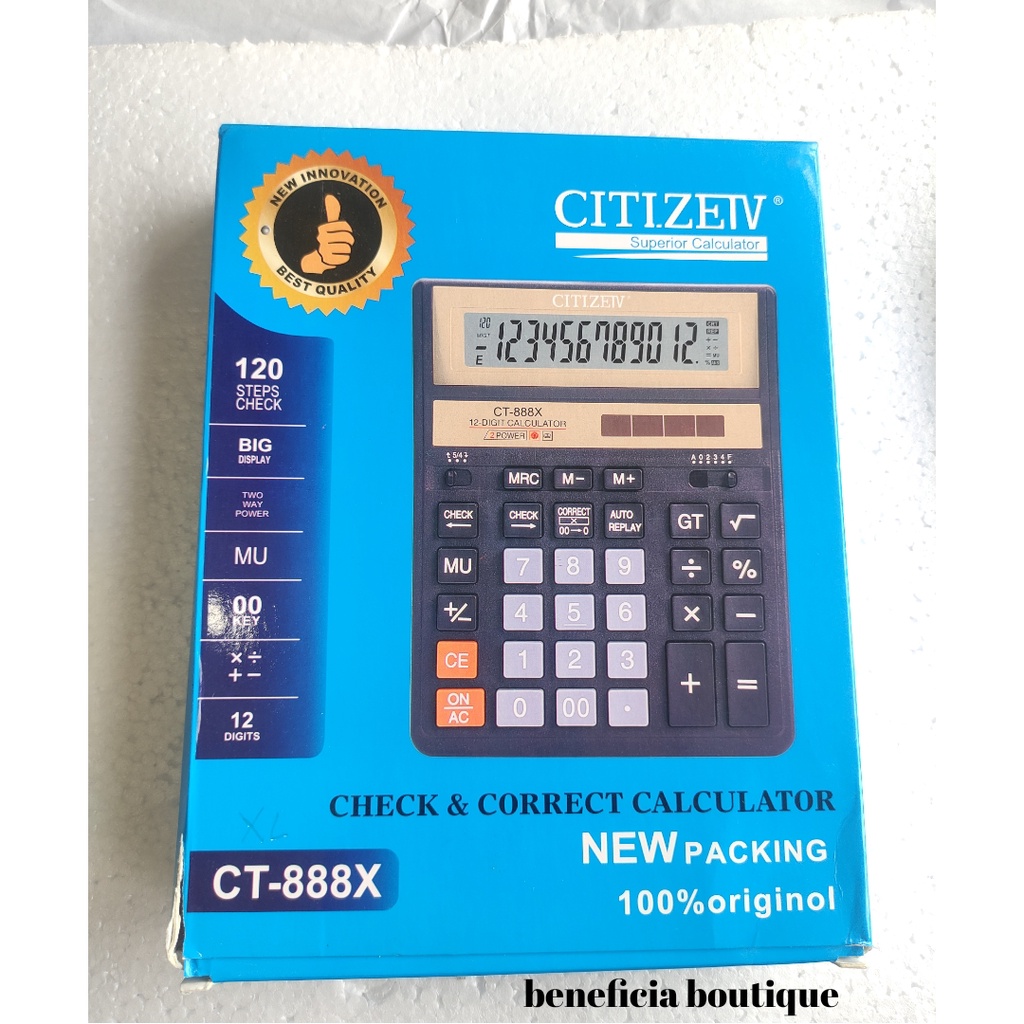 

KALKULATOR CITIZEN CT 888X, 12 DIGIT