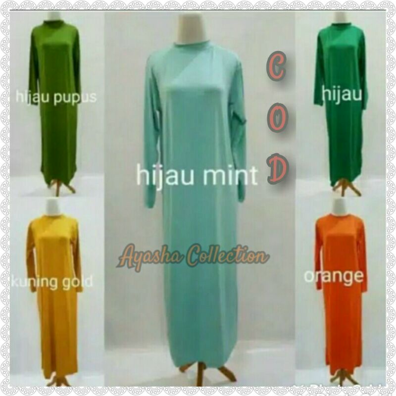 Manset Gamis Dalaman Bahan Kaos Premium Manset Gamis Lengan Panjang