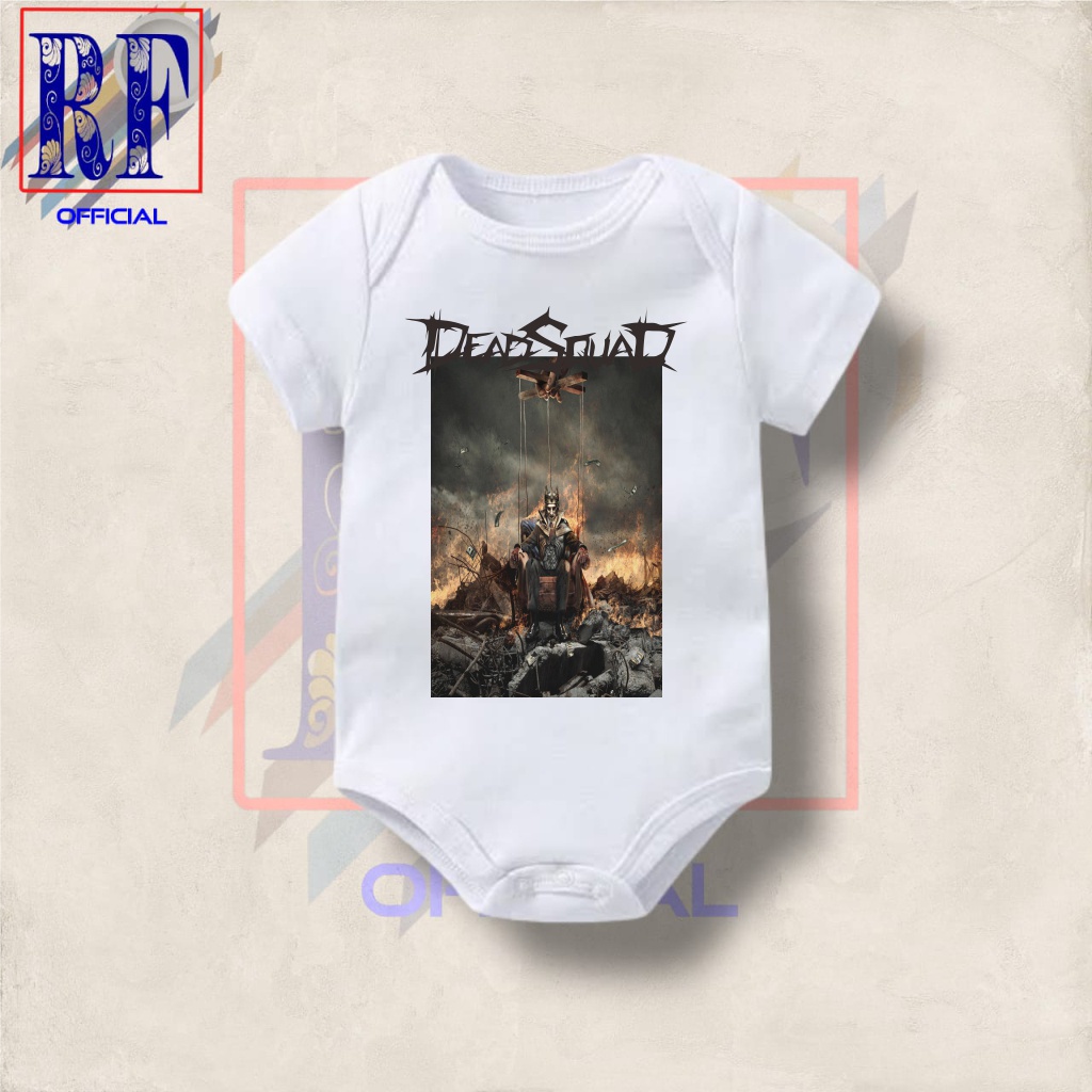 Kaos baju bayi band DEADSQUAD feat STARGAZERS jumper baby kids kaus distro logo METAL tee tulisan us