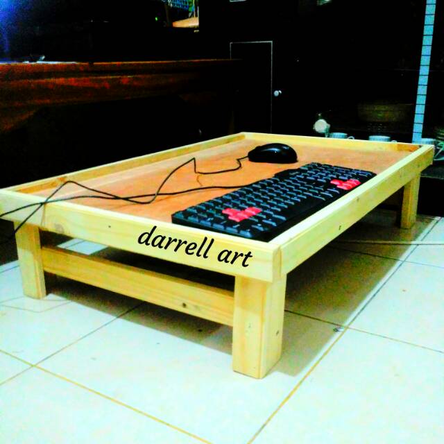 Meja keyboard jati belanda