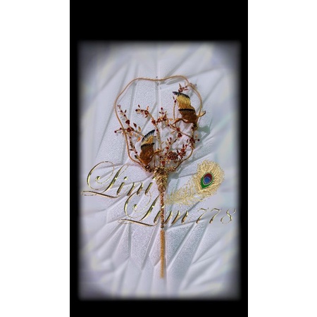 Chinese fan / kipas sangjit / kipas wedding /aksesoris tunangan / kipas Chinese wedding sangjit / ki