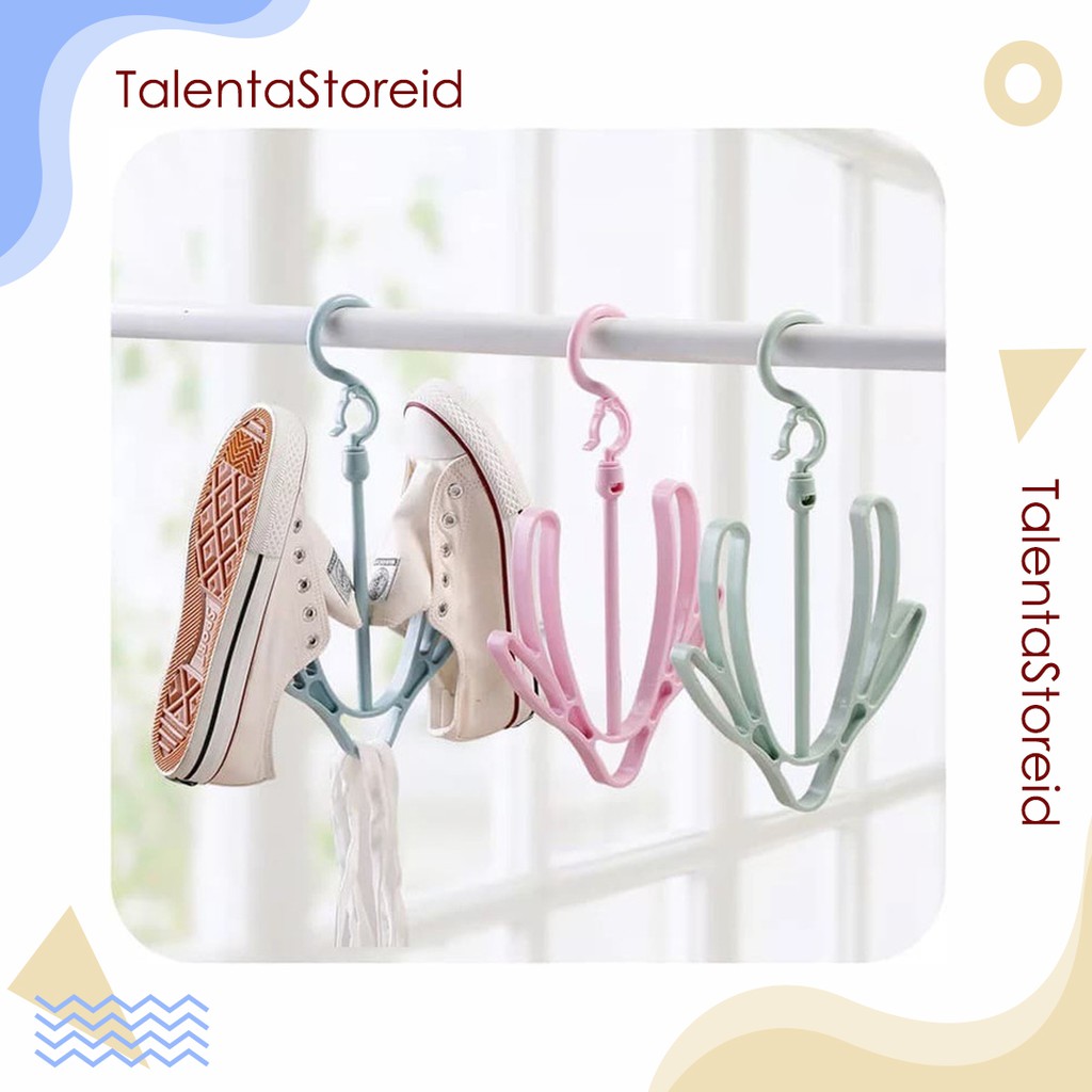 HANGER SANDAL / GANTUNGAN  SEPATU HIGH HEELS / JEMURAN SEPATU MULTIFUNGSI