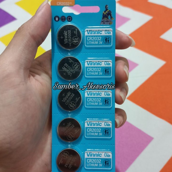 Battery CR2032 Vinnic Original | CR 2032 | BATERAI CR2032 VINNIC | BATEREI VINNIC CR 2032