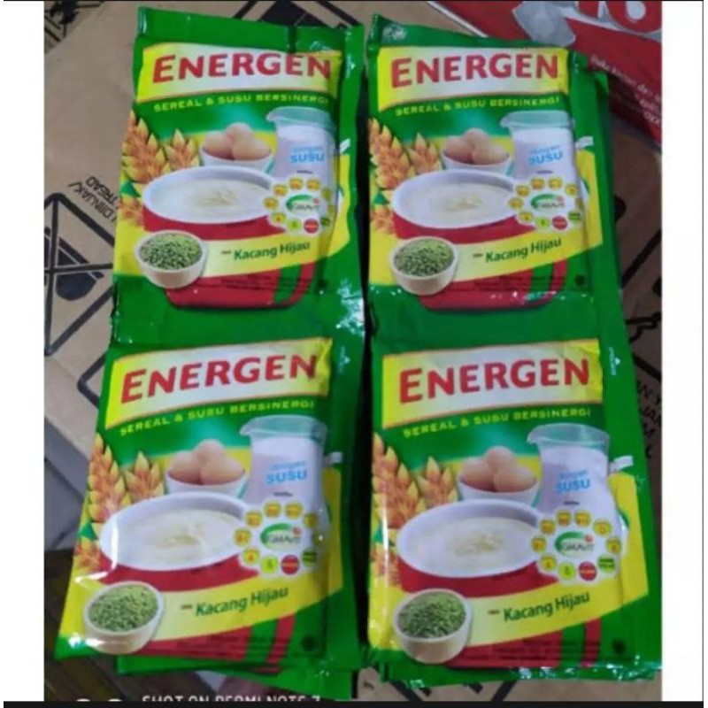 

Energen kacang hijau sachet