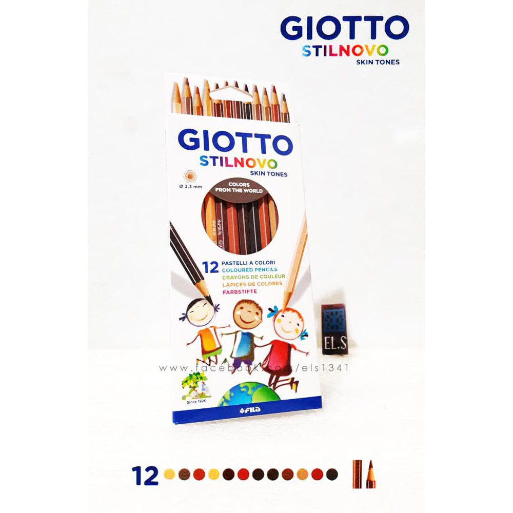 

Sale!! Giotto Stilnovo Skin Tones 12 Warna Terbaru