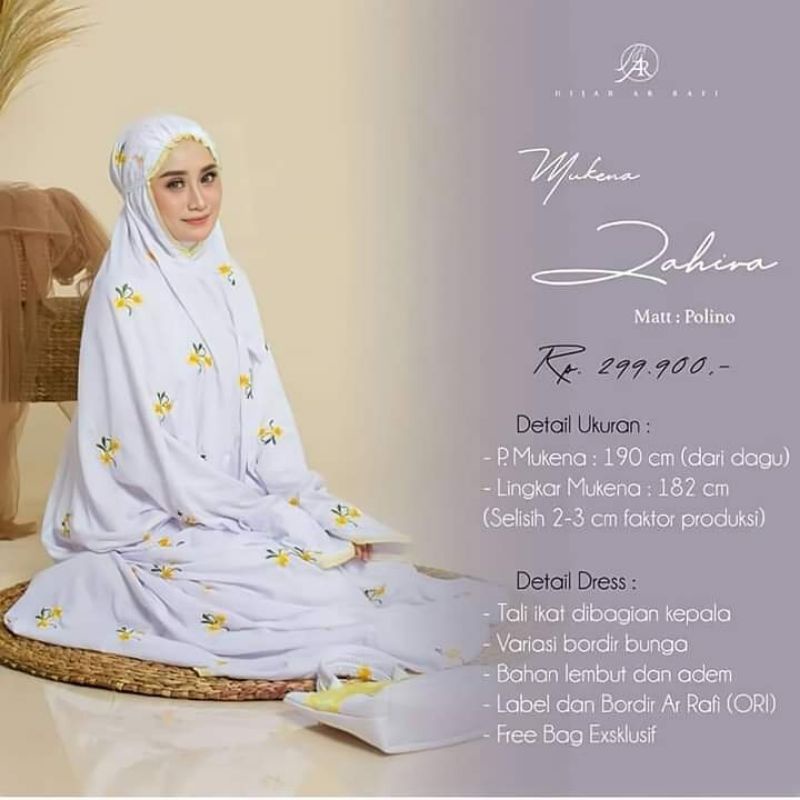 Mukena Lajuran arrafi Sahira