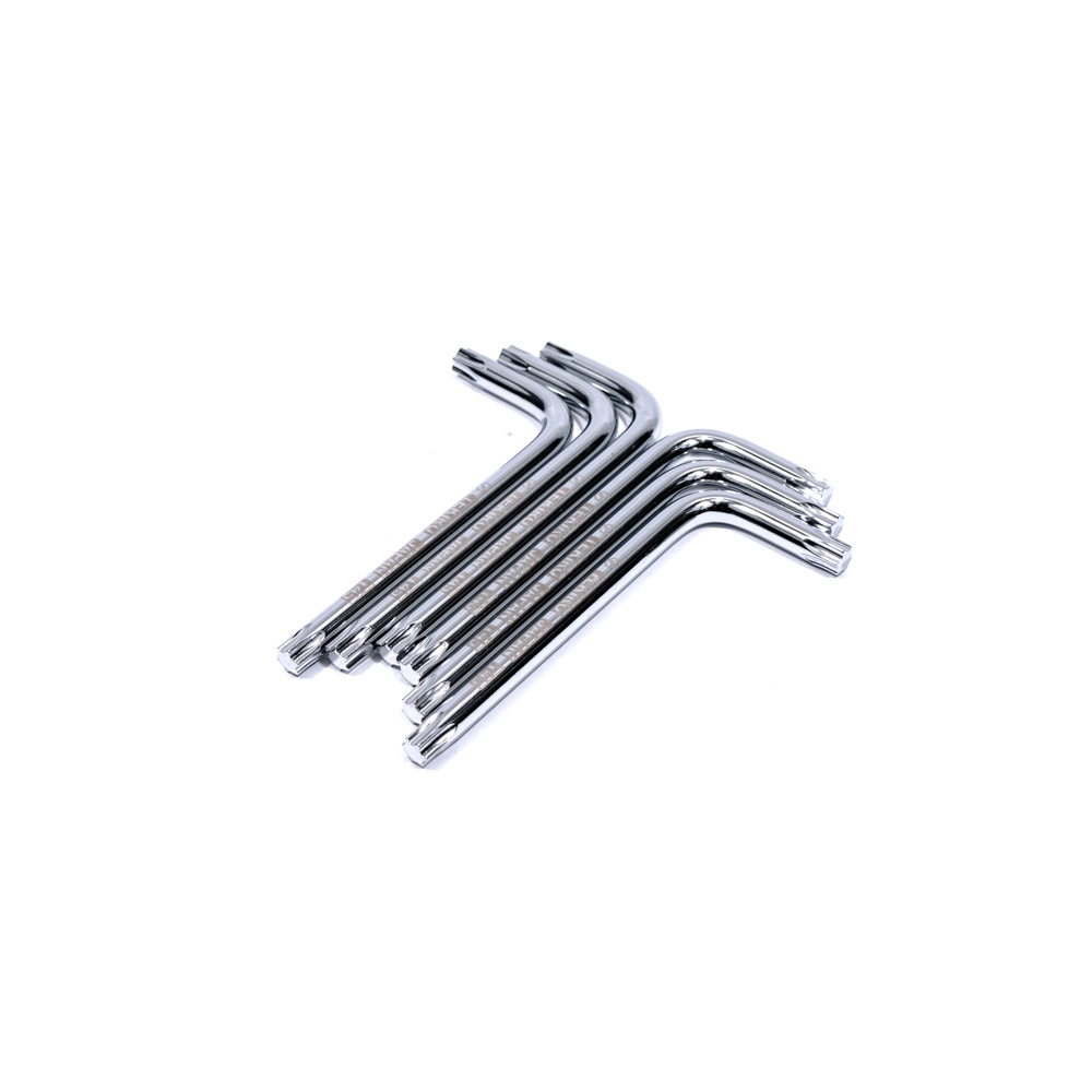 TEKIRO KUNCI L BINTANG PENDEK / TORX KEY SHORT SET 6 PCS T 20