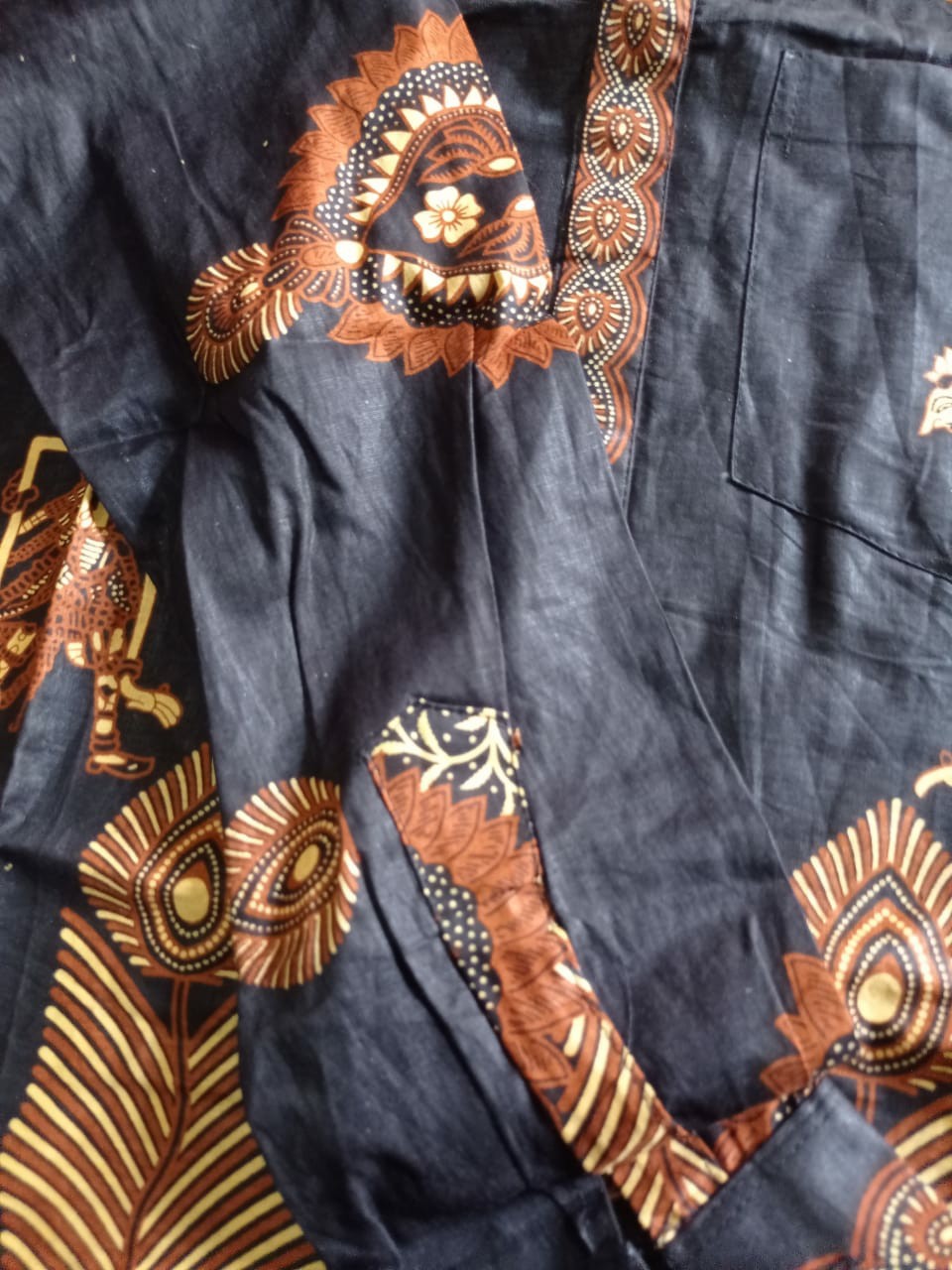 Agrapana Baju Batik Pria Lengan Panjang Batik Premium Kemeja Batik Pria Lengan Panjang Modern Rajata