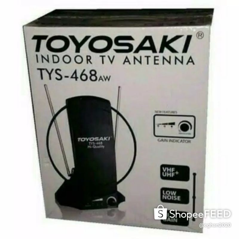Antena TV Digital Indoor/Dalam Toyosaki 468AW