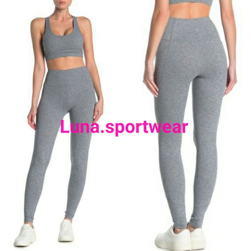 PROMO Gottex Heather Grey Legging celana Olahraga Yoga Gym