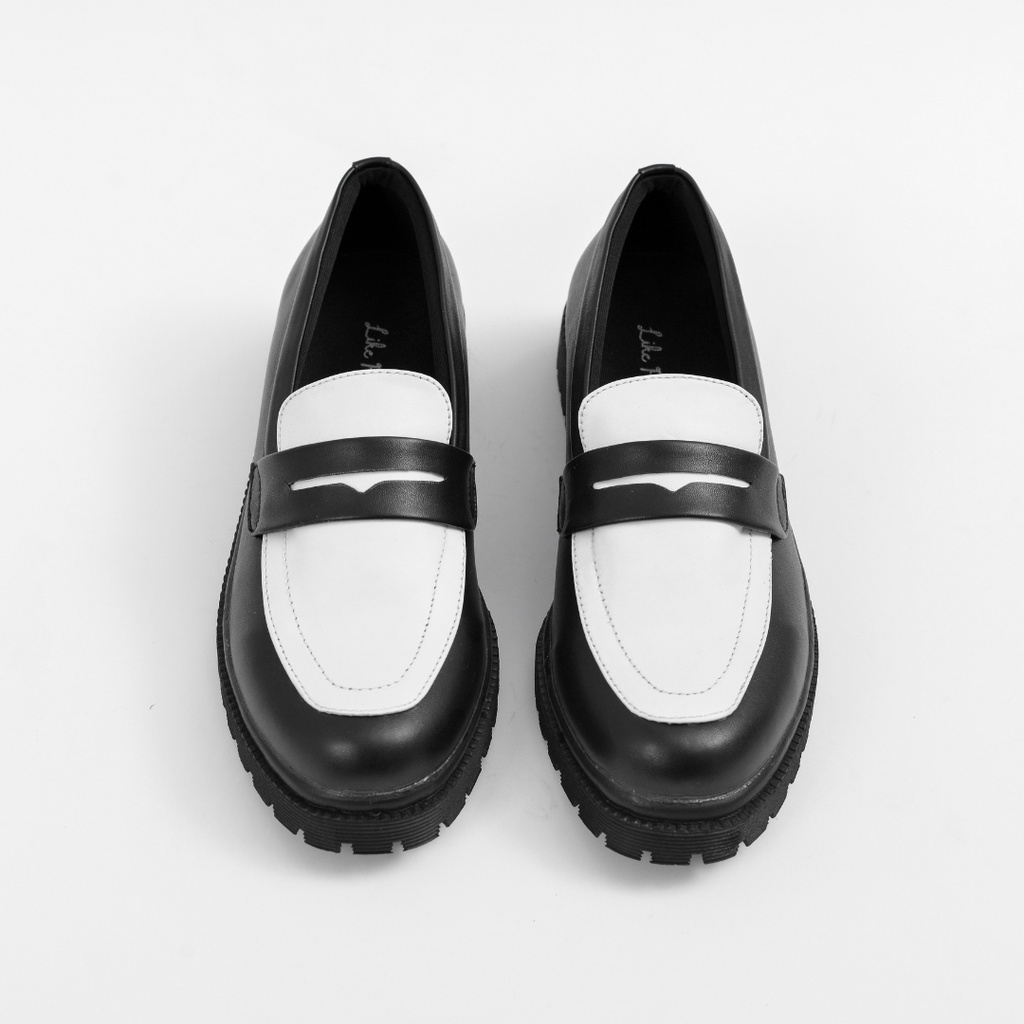 Xcloud x LikeProject Sepatu SlipOn Docmart Casual Wanita KHAILA Black