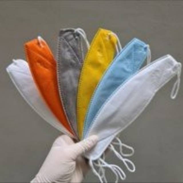 Masker warna evo plusmed duckbill bukan m3 8210 n95 earloop face mask REPACK ISI 1 pieces